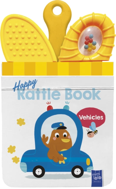 Happy Rattle Book: Vehicles