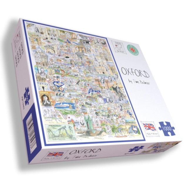 Tim Bulmer's Map of Oxford - 1000 Piece Puzzle