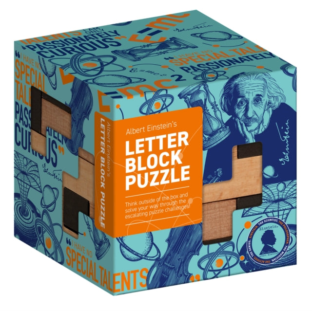 Wood Letter Block Puzzle Cube