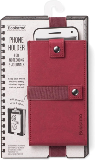 Bookaroo Phone Holder - Dark Red