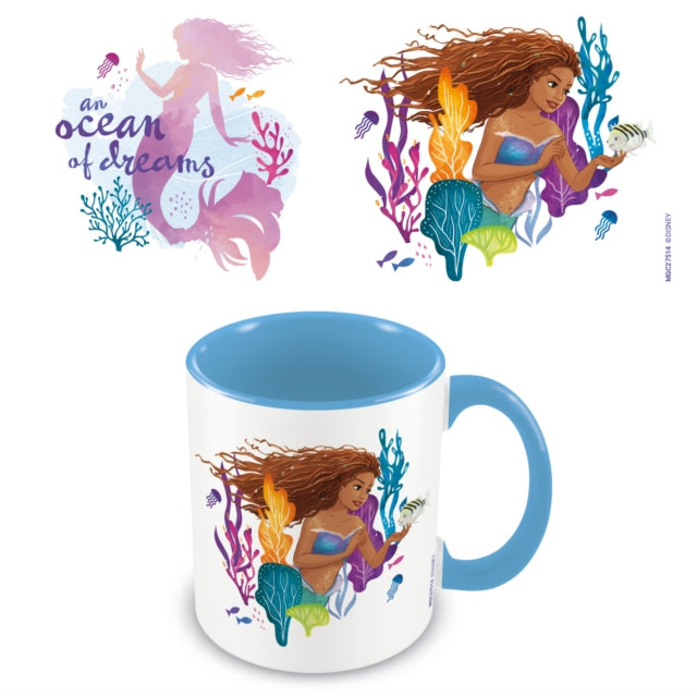 The Little Mermaid (An Ocean Of Dreams) Blue 11oz/315ml Coloured Inner Mug