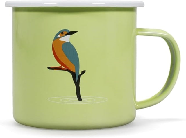 Mug Enamel (500ml) - RSPB (Kingfisher)