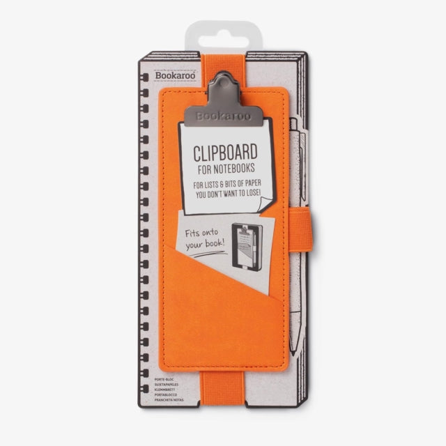 Bookaroo Notebook Clipboard - Orange