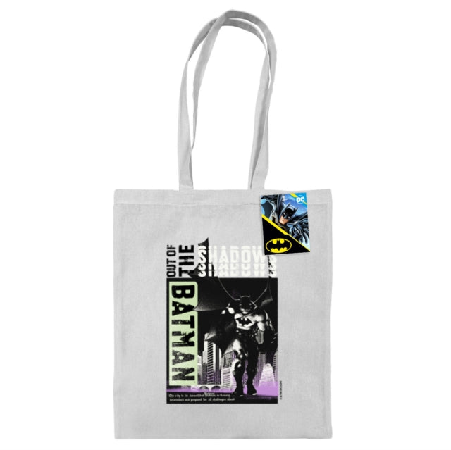 Batman (Out Of The Shadows) Light Grey Tote Bag