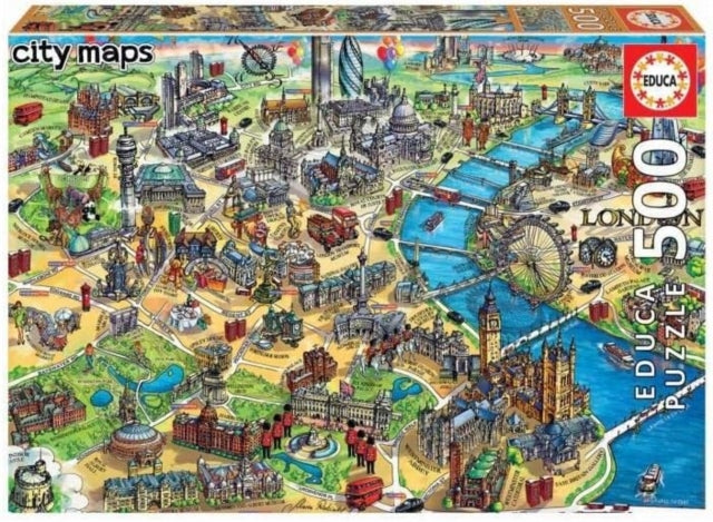 London City Map 500pc Puzzle