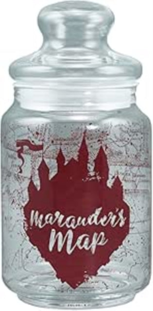 Candy Jar Glass (750ml) - Harry Potter (Marauder's Map)