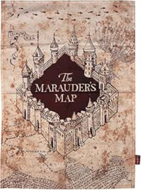 Tea Towel Recycled Cotton - Harry Potter (Marauder's Map)