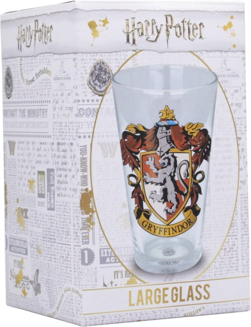 Glass Boxed (450ml) - Harry Potter (Gryffindor Crest)