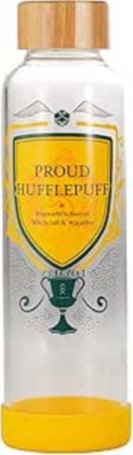 Water Bottle Glass (500ml) - Harry Potter (Proud Hufflepuff)