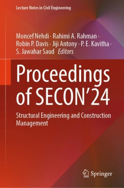 Proceedings of SECON’24: Structural Engineering and Construction Management