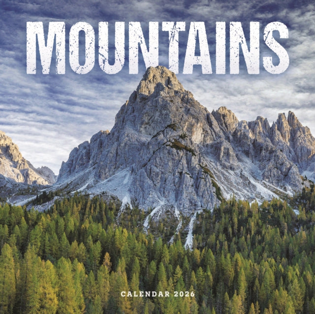 Mountains Square Wall Calendar 2026