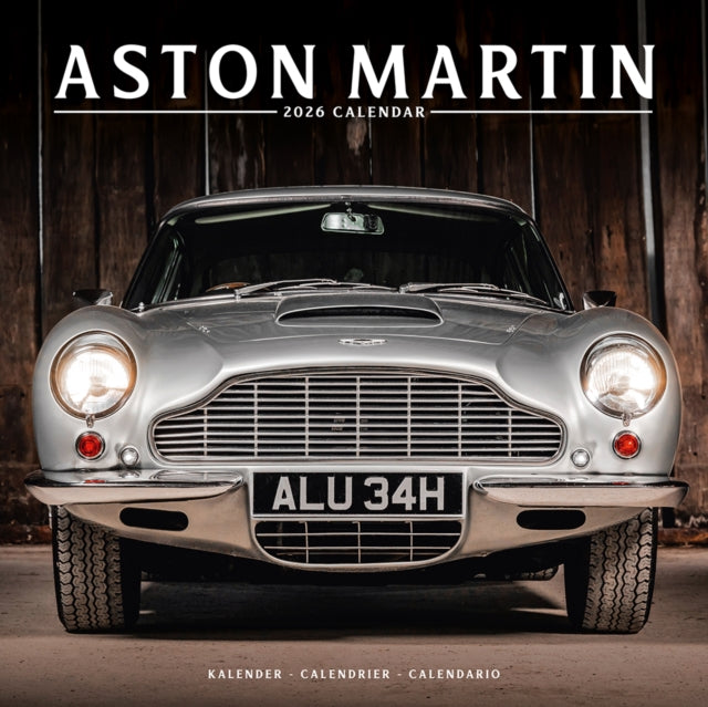 Aston Martin Calendar 2026  Square Car Wall Calendar - 16 Month