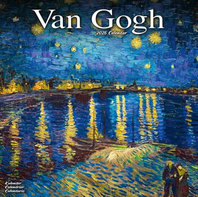 Van Gogh Calendar 2026  Square Artist Wall Calendar - 16 Month
