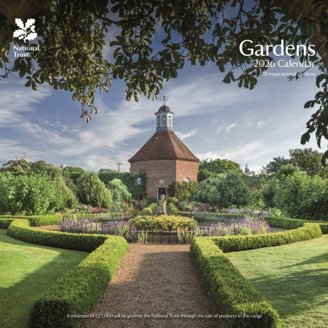 National Trust Gardens Square Wall Calen