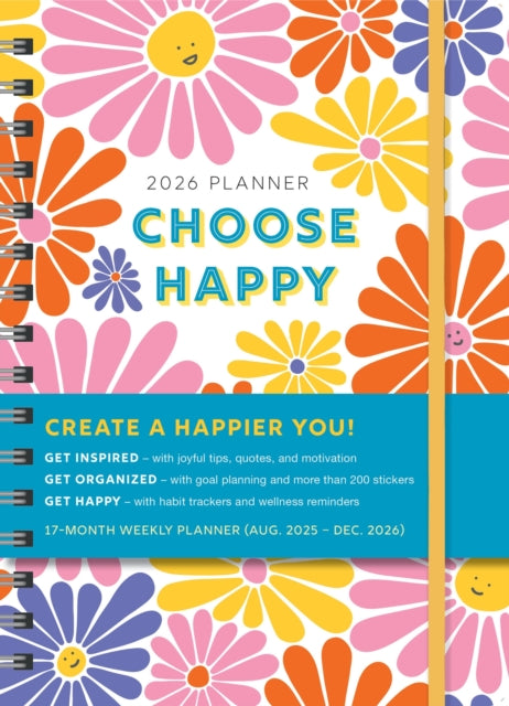 2026 Choose Happy Planner: August 2025-December 2026