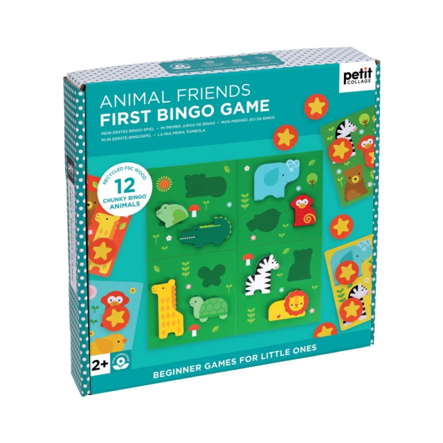 First Bingo Game: Animal Friends
