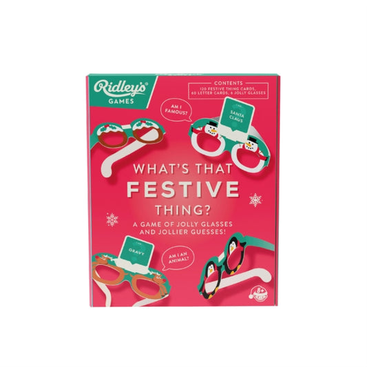 What's That Festive Thing?: A game of jolly glasses and jollier guesses!