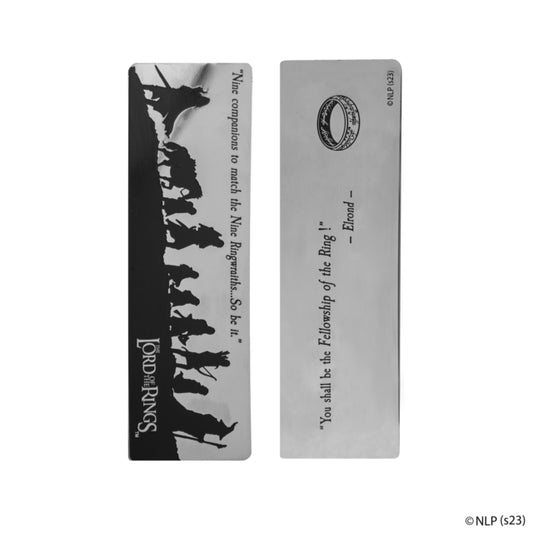 Fellowship of the Ring Metal Bookmark