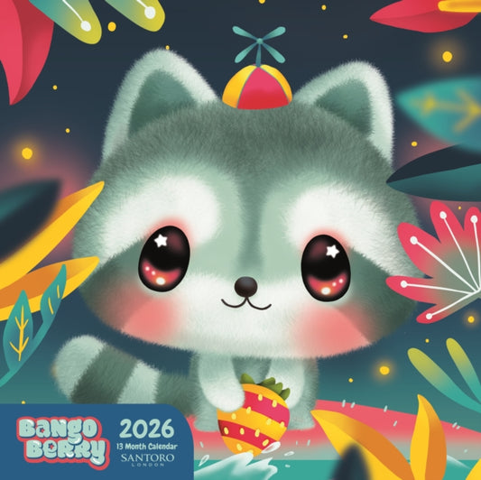 Bango Berry Square Wall Calendar 2026