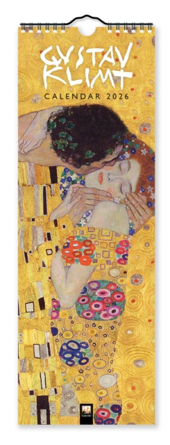 Gustav Klimt Slim Calendar 2026 (Art Calendar)