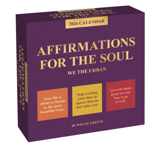 We the Urban 2026 Day-to-Day Calendar: Affirmations for the Soul