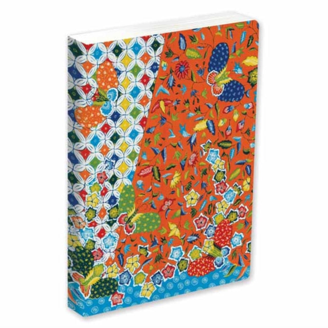 Journal Modern Batik Kawung Butterflies, Lined Paperback: Blank Lined 144 Page A5 Notebook