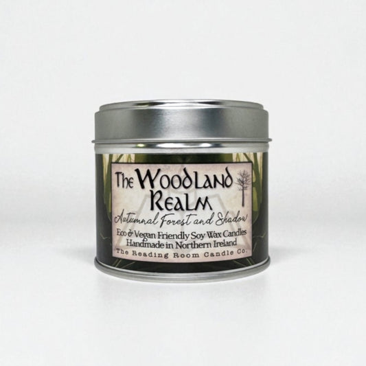 Woodland Realm - Scented Soy Candle - Autumnal Forest and Shadow