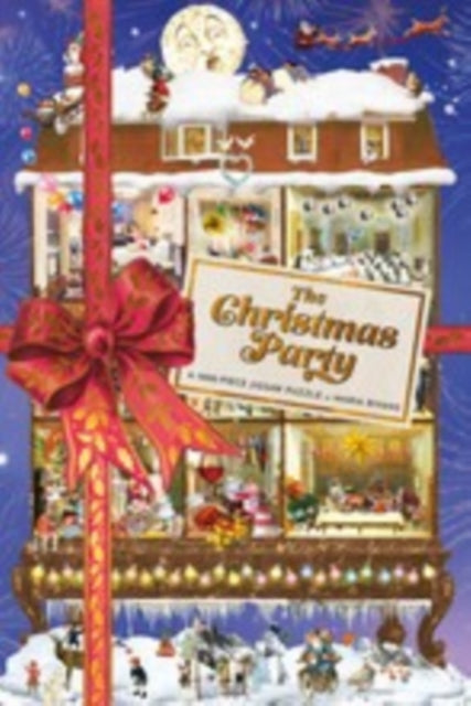 The Christmas Party: A 1000-Piece Jigsaw Puzzle by Maria Rivans
