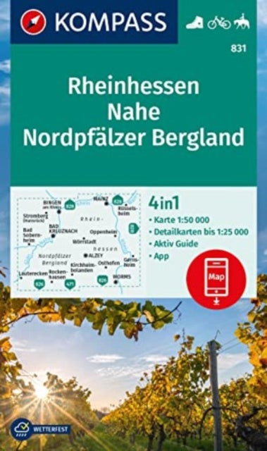 Rheinhessen / Nahe / Nordpfalzer Bergland +Aktiv Guide