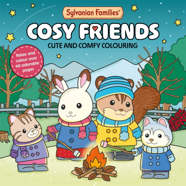 Sylvanian Families Cosy Friends: Cute and Comfy Colouring for All Ages