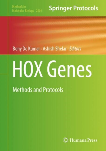 HOX Genes: Methods and Protocols