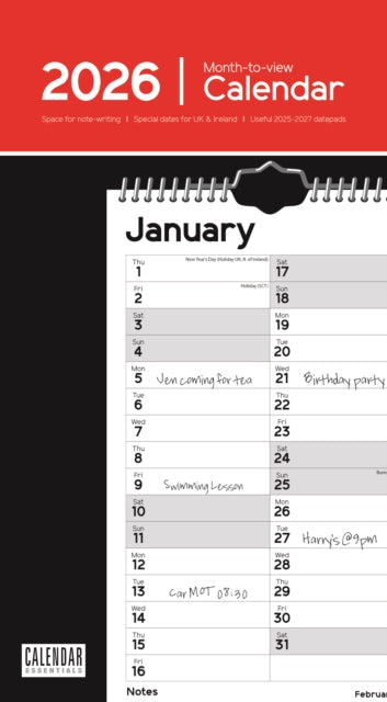 Essential Stubby Slim Calendar Calendar