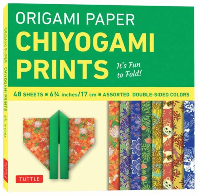 Origami Paper 48 Sheet Chiyogami Prints 6 3/4" (17 cm): Tuttle Origami Paper: Double-Sided Origami Sheets Printed with 8 Different Patterns (Instructions for 6 Projects Included)