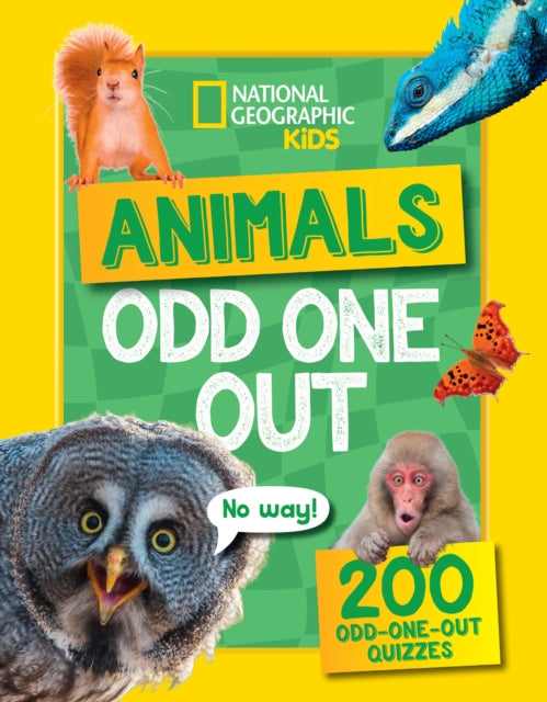 Animals Odd One Out: A Fun-Filled Game Book with 200 Quizzes