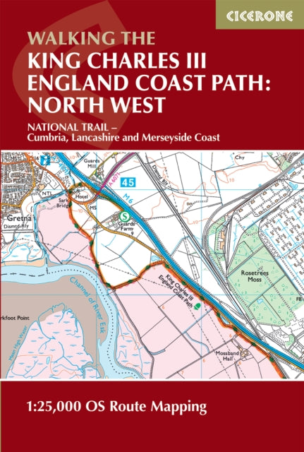 Walking the King Charles III England Coast Path: North West - Cumbria Map Booklet: 1:25,000 OS Route Map Booklet
