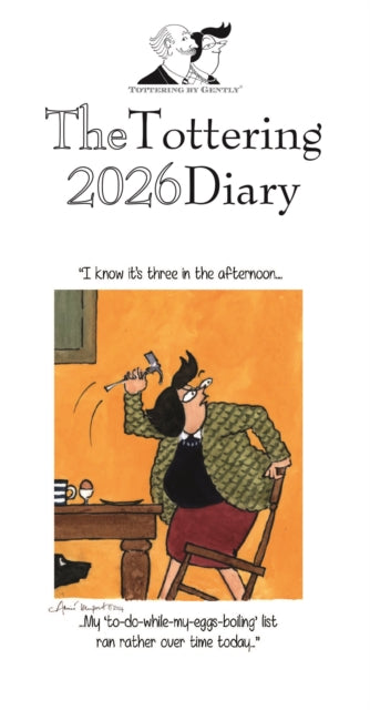 Tottering By Gently Deluxe Slim Diary 2026