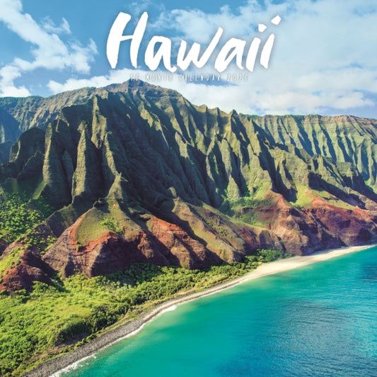 Hawaii Square Wall Sunday Start Calendar