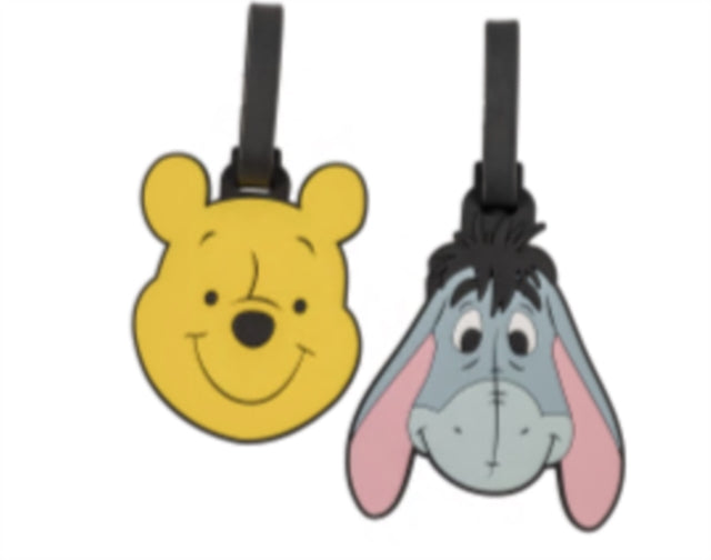 Disney Winnie The Pooh 2 Piece Luggage Tag Set