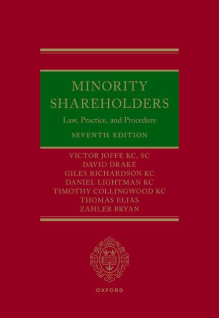 Minority Shareholders: Law, Practice, and Procedure