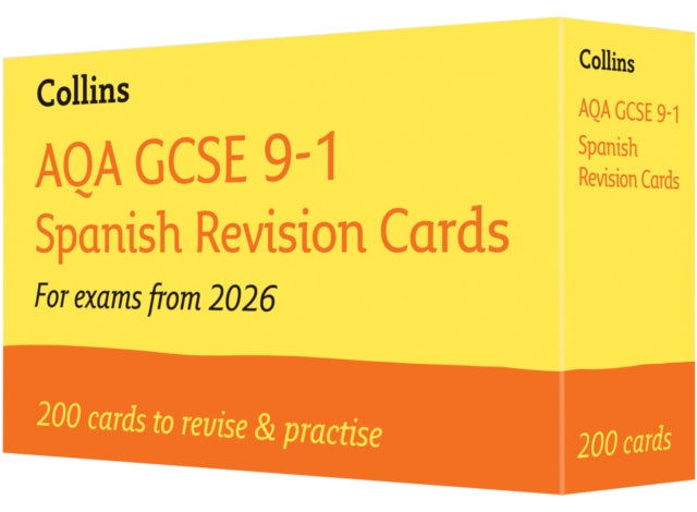 AQA GCSE 9-1 Spanish Vocabulary Revision Cards: Ideal for the 2026 and 2027 Exams
