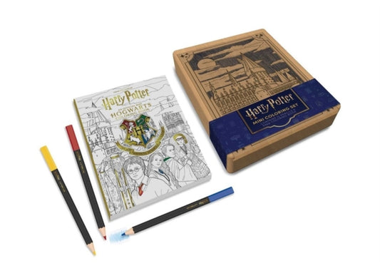 Harry Potter Mini Coloring Set: Contains 64pp coloring book and 12 premium colored pencils