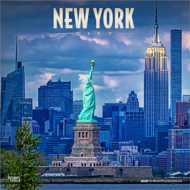 New York City 2026 Square Flap Foil Calendar