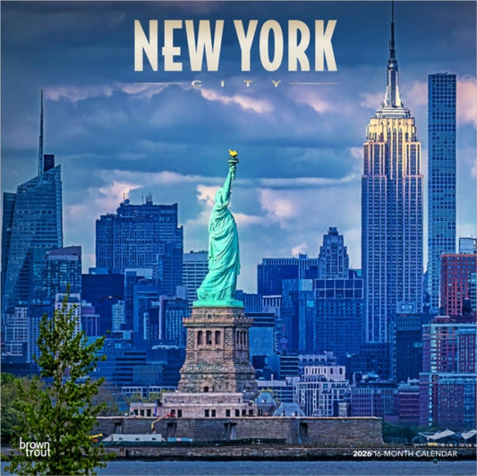 New York City 2026 Square Flap Foil Calendar