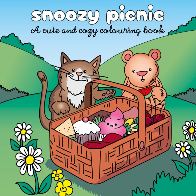 Snoozy Picnic: A cute and cozy colouring book