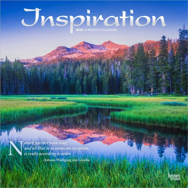 Inspiration 2026 Square Flap Foil Calendar