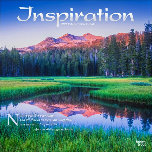 Inspiration 2026 Square Flap Foil Calendar