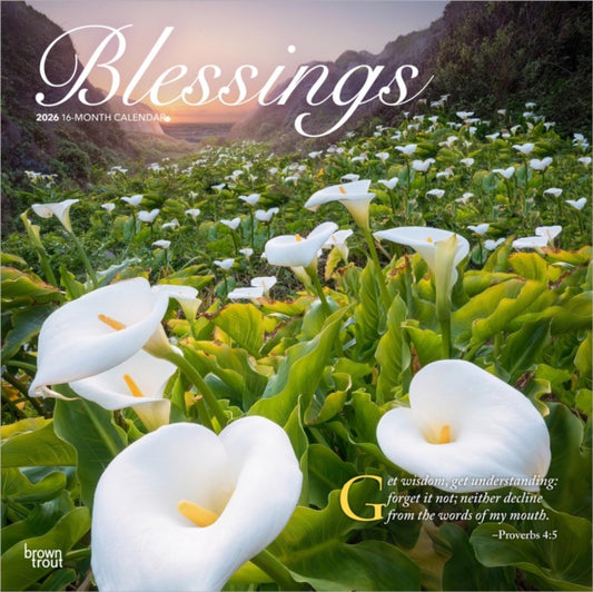 Blessings 2026 Square Flap Calendar