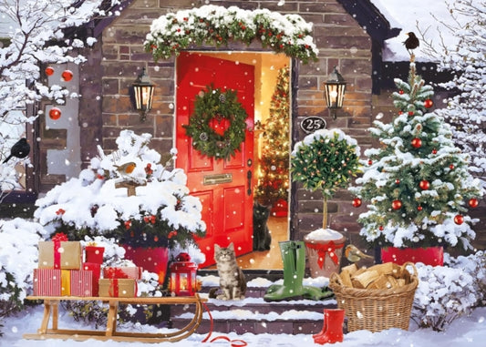 Jigsaw 1000 Piece - Christmas Cottage (L)
