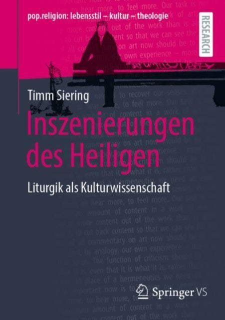 Inszenierungen des Heiligen: Liturgik als Kulturwissenschaft