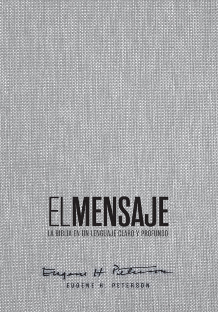 Biblia El Mensaje (Tapa Dura, Gris Tela)